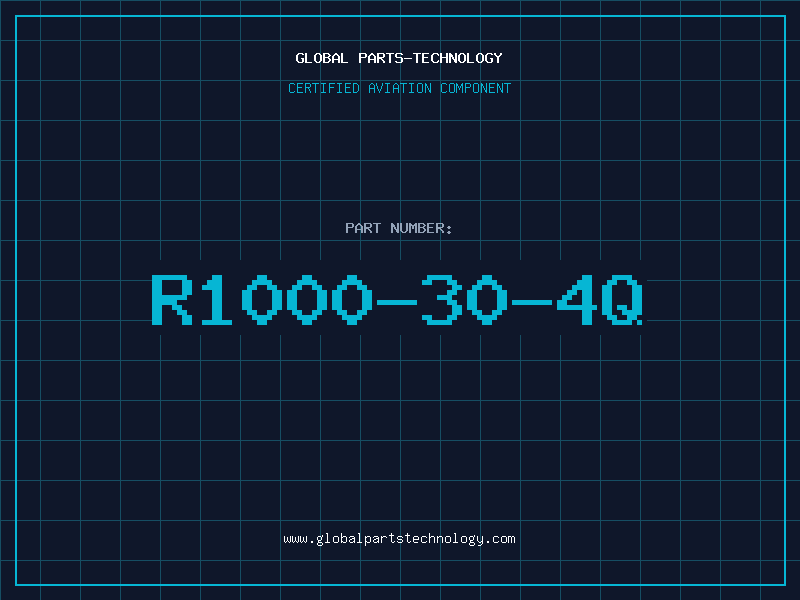 Aviation Part R1000-30-4Q