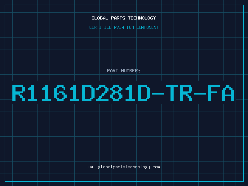 Aviation Part R1161D281D-TR-FA