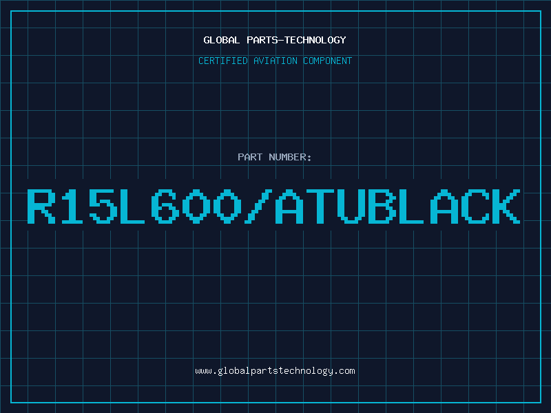 Aviation Part R15L600/ATUBLACK