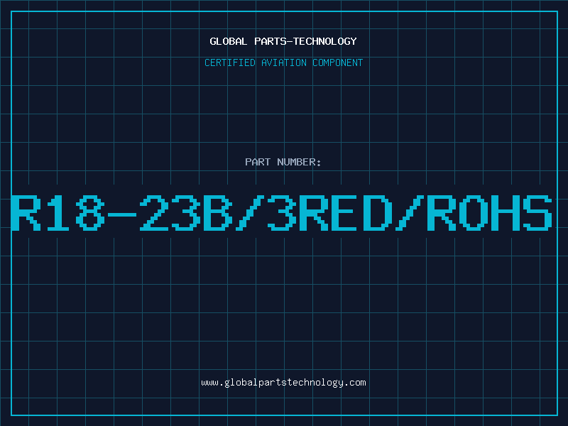 Aviation Part R18-23B/3RED/ROHS