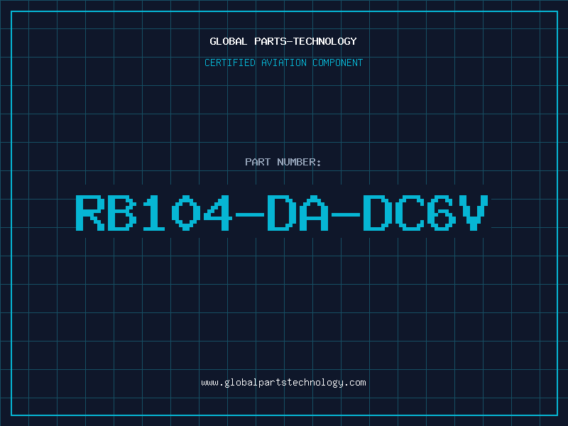 Aviation Part RB104-DA-DC6V