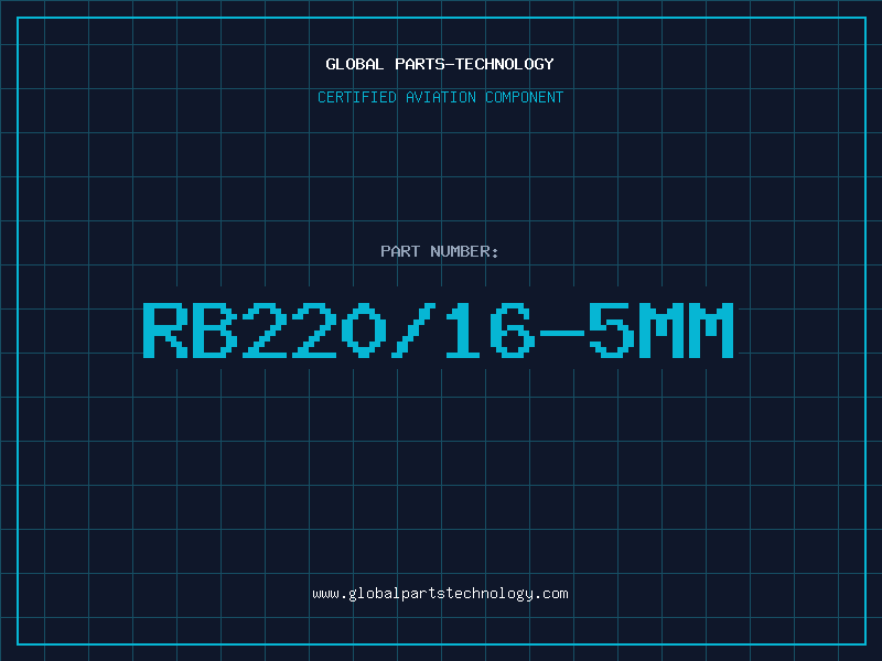 Aviation Part RB220/16-5MM