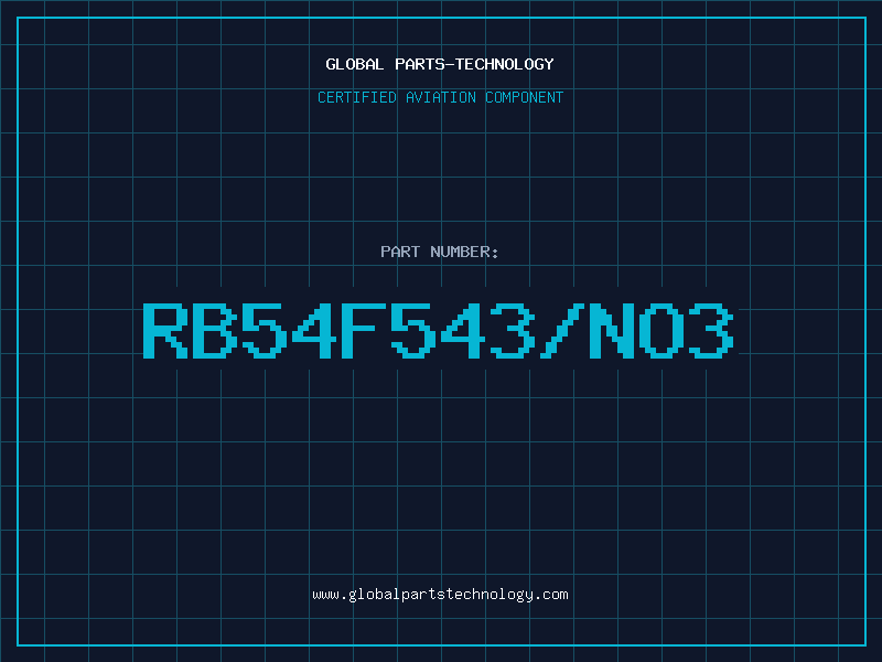 Aviation Part RB54F543/NO3