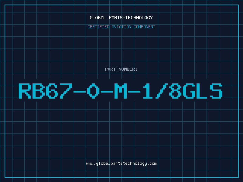Aviation Part RB67-0-M-1/8GLS