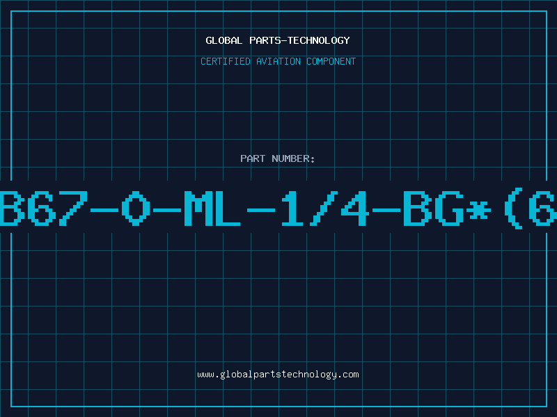 Aviation Part RB67-0-ML-1/4-BG*(67