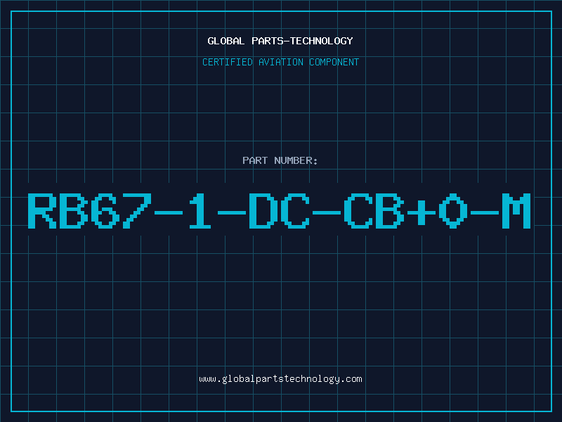 Aviation Part RB67-1-DC-CB+0-M