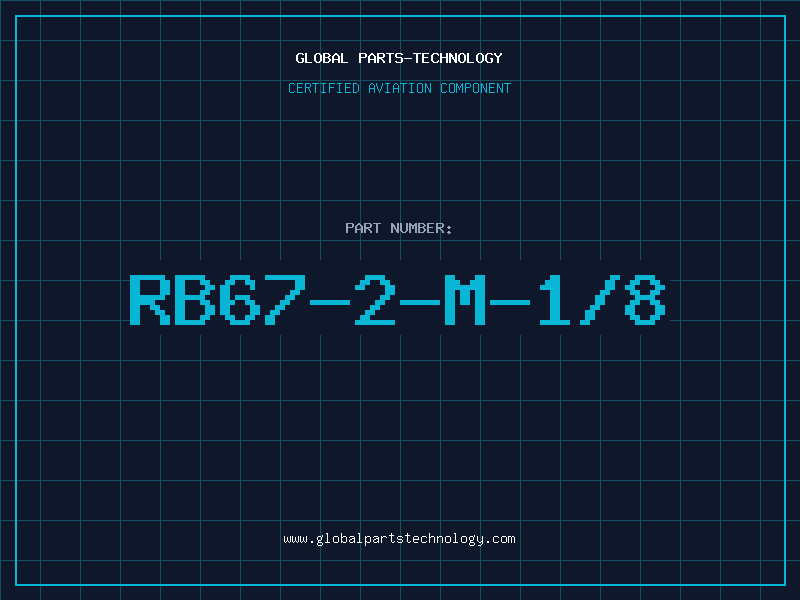 Aviation Part RB67-2-M-1/8