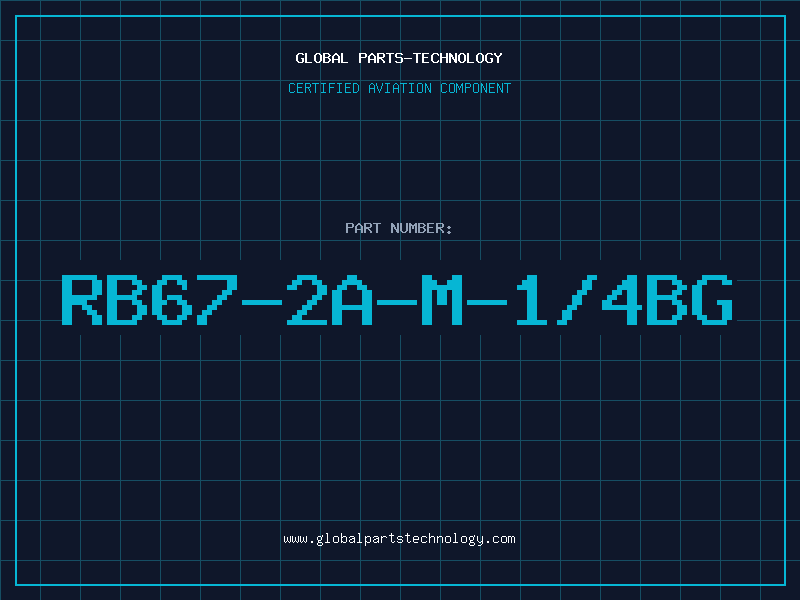 Aviation Part RB67-2A-M-1/4BG