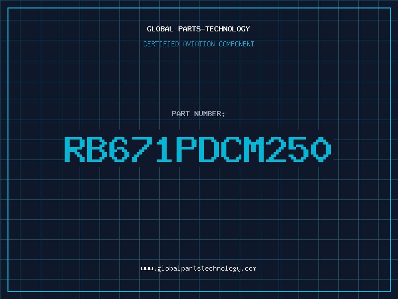 Aviation Part RB671PDCM250