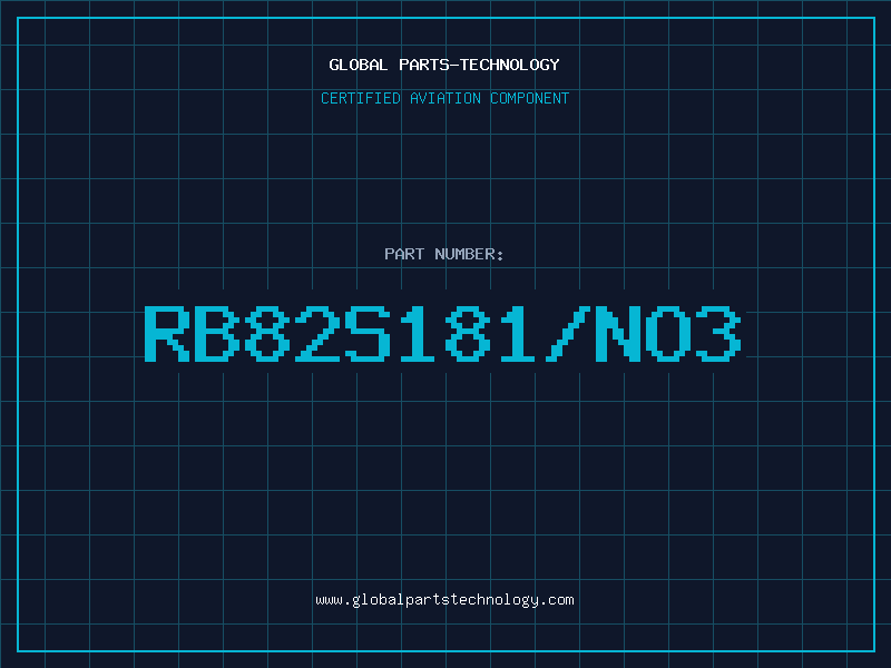 Aviation Part RB82S181/NO3