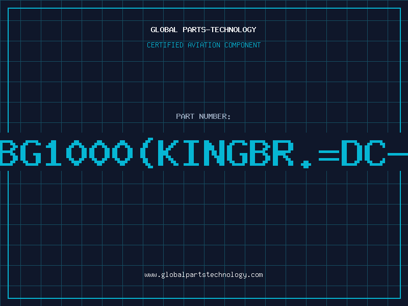 Aviation Part RBG1000(KINGBR.=DC-1