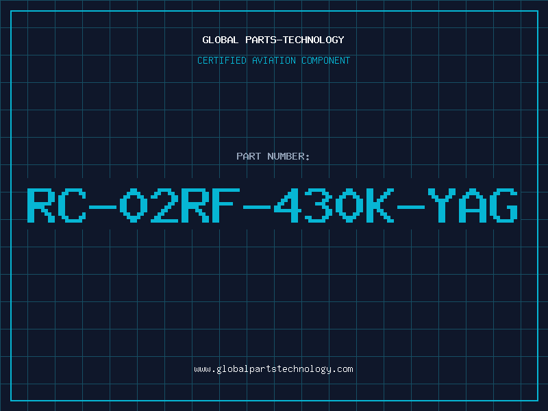 Aviation Part RC-02RF-430K-YAG