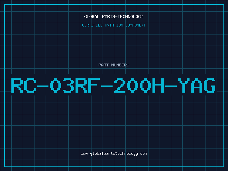 Aviation Part RC-03RF-200H-YAG