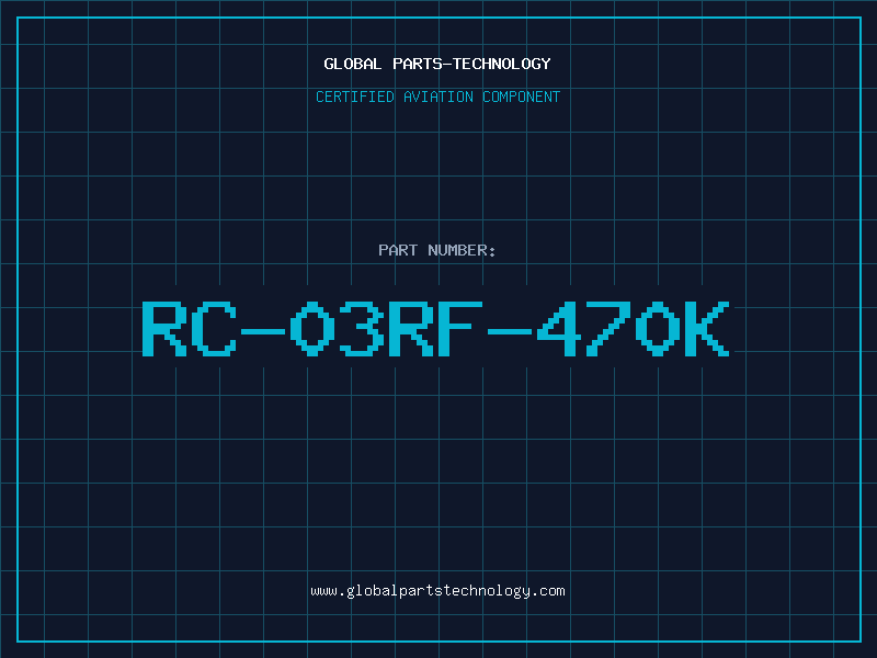 Aviation Part RC-03RF-470K