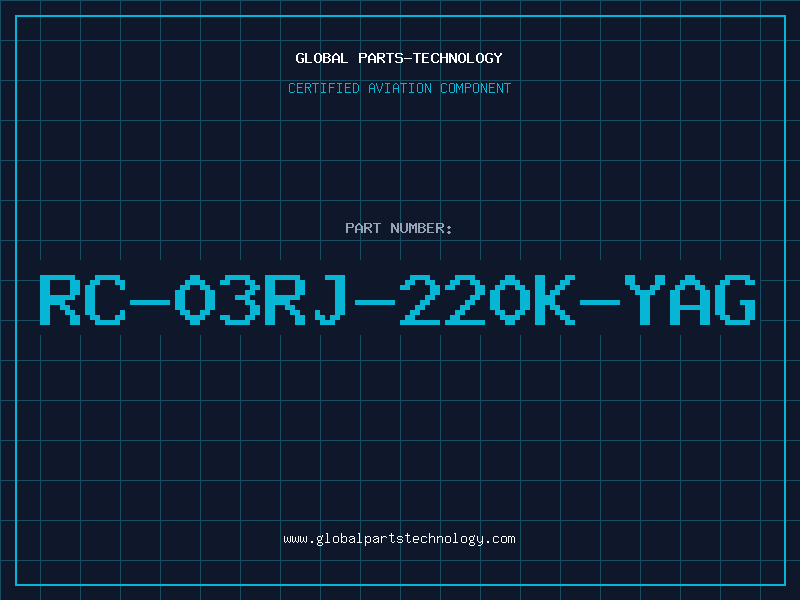 Aviation Part RC-03RJ-220K-YAG
