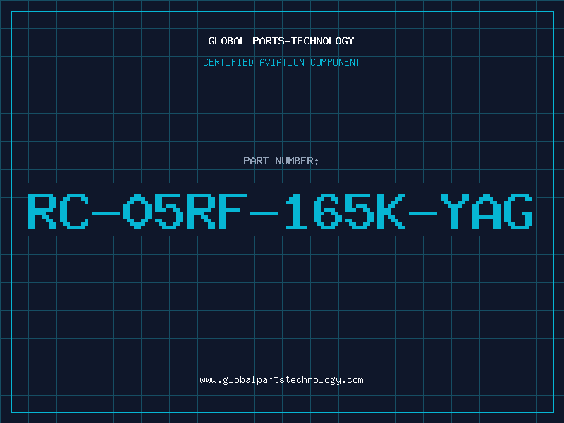 Aviation Part RC-05RF-165K-YAG