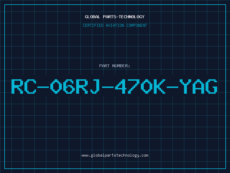 Aviation Part RC-06RJ-470K-YAG