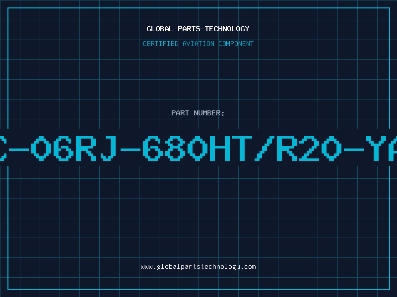 Aviation Part RC-06RJ-680HT/R20-YAG