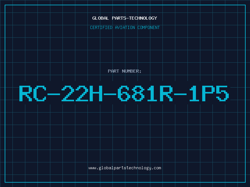 Aviation Part RC-22H-681R-1P5
