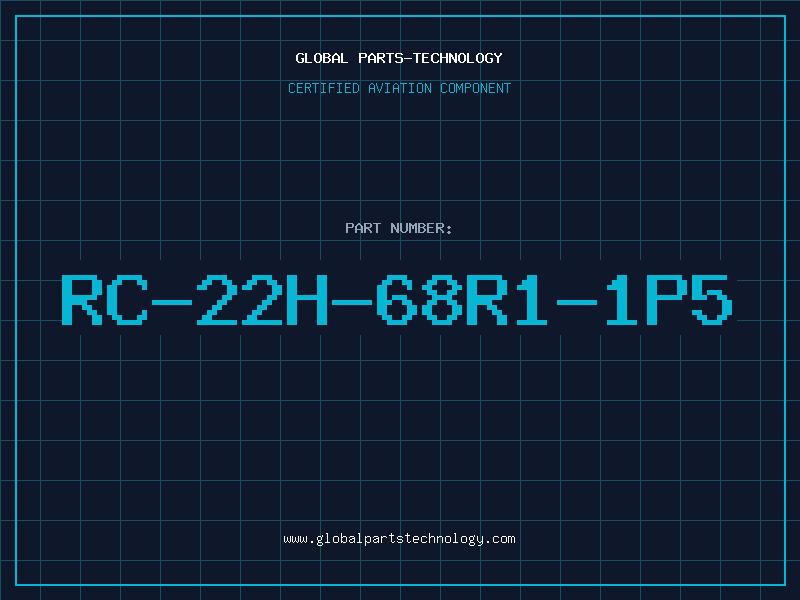 Aviation Part RC-22H-68R1-1P5