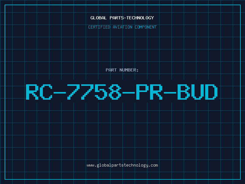 Aviation Part RC-7758-PR-BUD