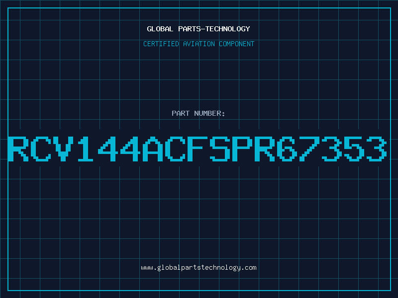 Aviation Part RCV144ACFSPR67353