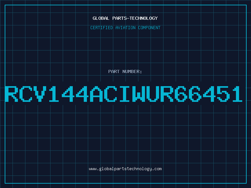 Aviation Part RCV144ACIWUR66451