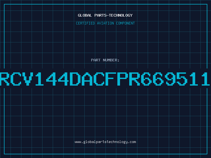 Aviation Part RCV144DACFPR669511