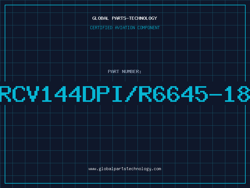 Aviation Part RCV144DPI/R6645-18