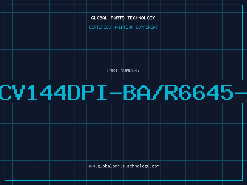 Aviation Part RCV144DPI-BA/R6645-2