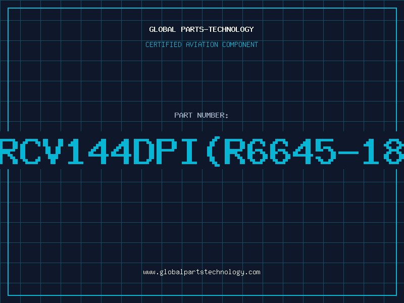 Aviation Part RCV144DPIR6645-18