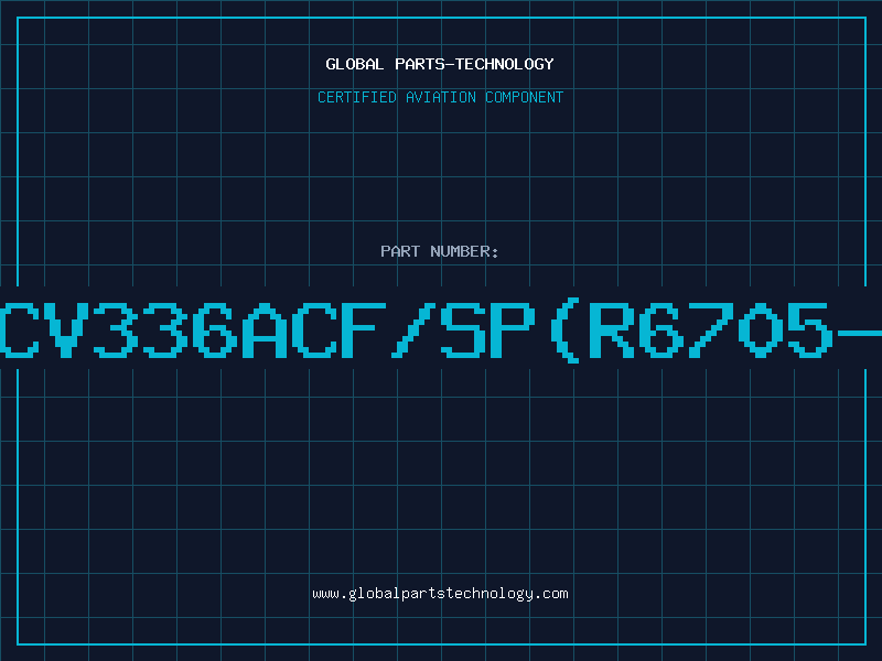 Aviation Part RCV336ACF/SP(R6705-2