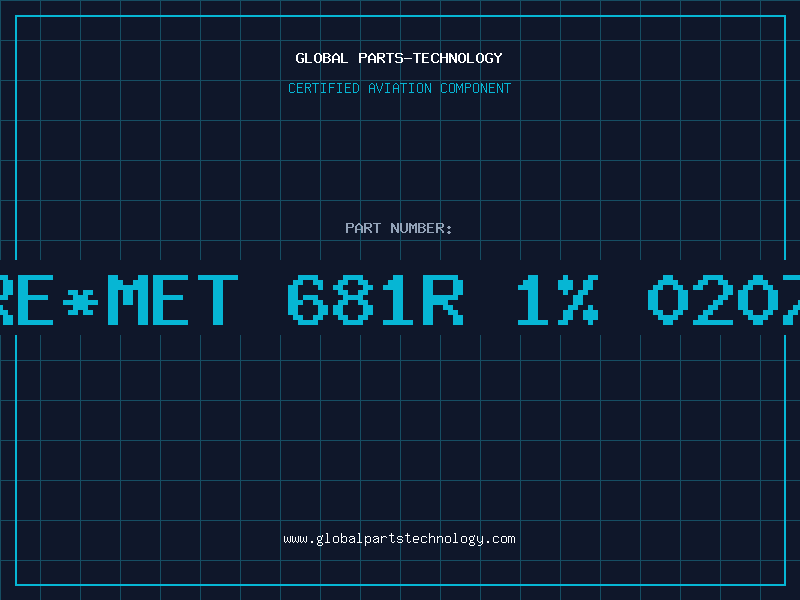 Aviation Part RE*MET 681R 1% 0207