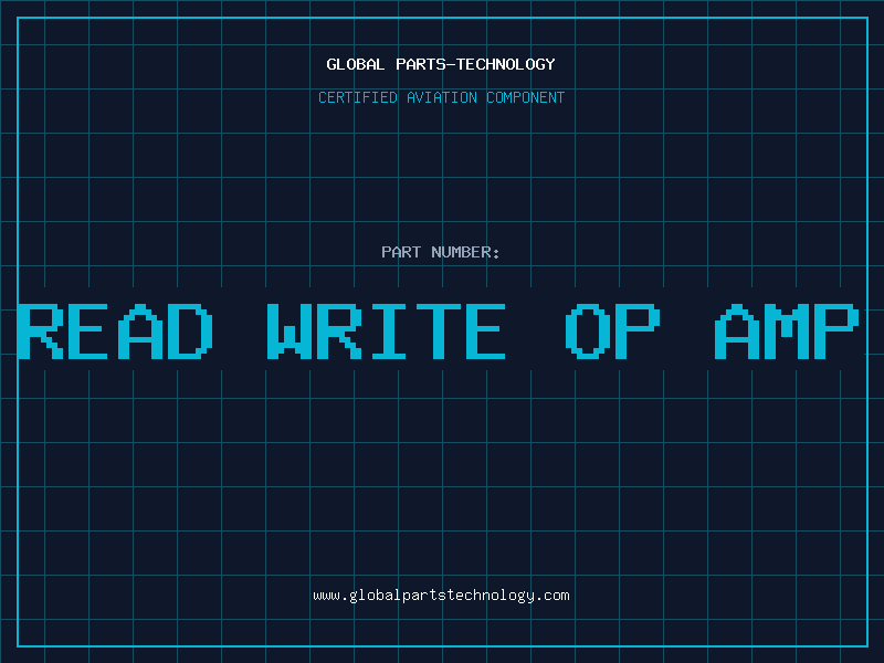 Aviation Part READ WRITE OP AMP