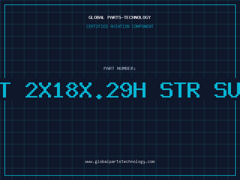 Aviation Part RECEPT 2X18X.29H STR SURF MT