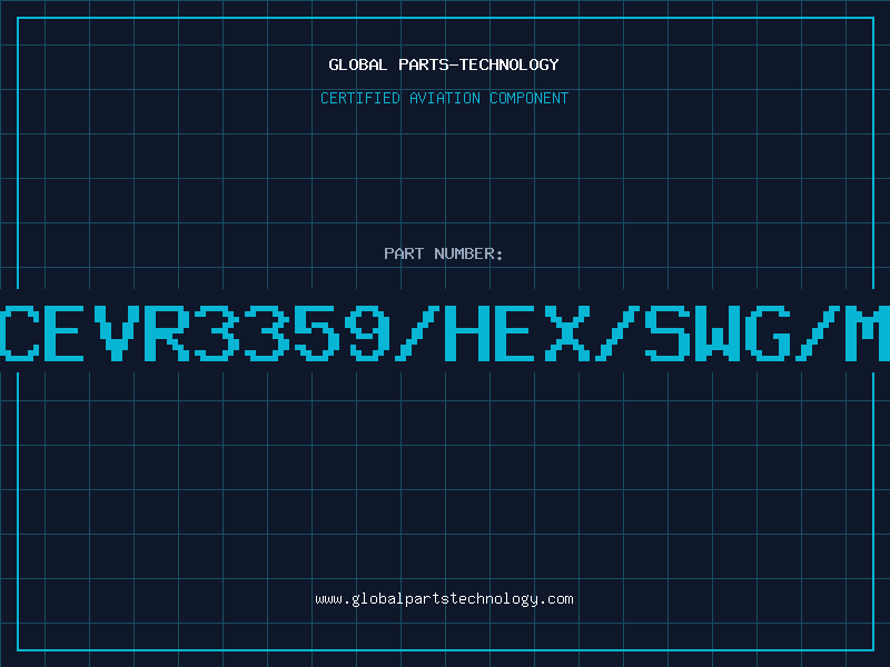 Aviation Part RECEVR3359/HEX/SWG/MAD