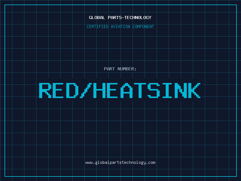 Aviation Part RED/HEATSINK