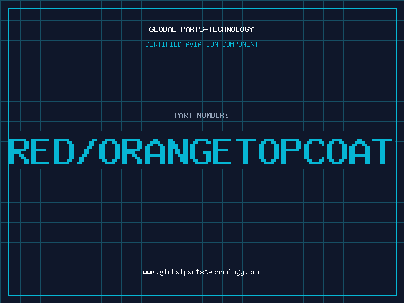 Aviation Part RED/ORANGETOPCOAT