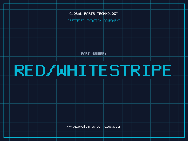 Aviation Part RED/WHITESTRIPE