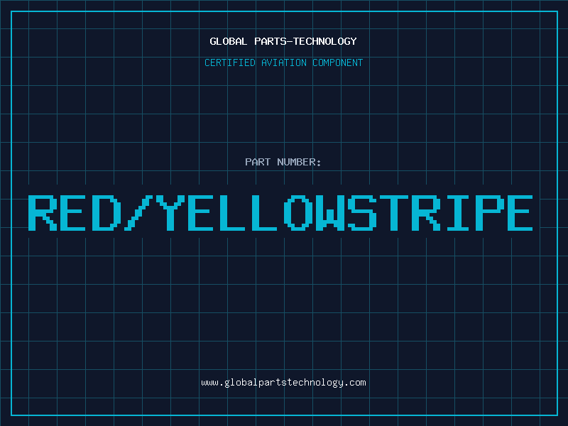 Aviation Part RED/YELLOWSTRIPE