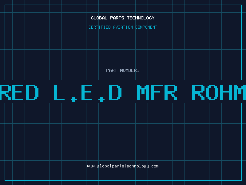 Aviation Part RED L.E.D MFR ROHM