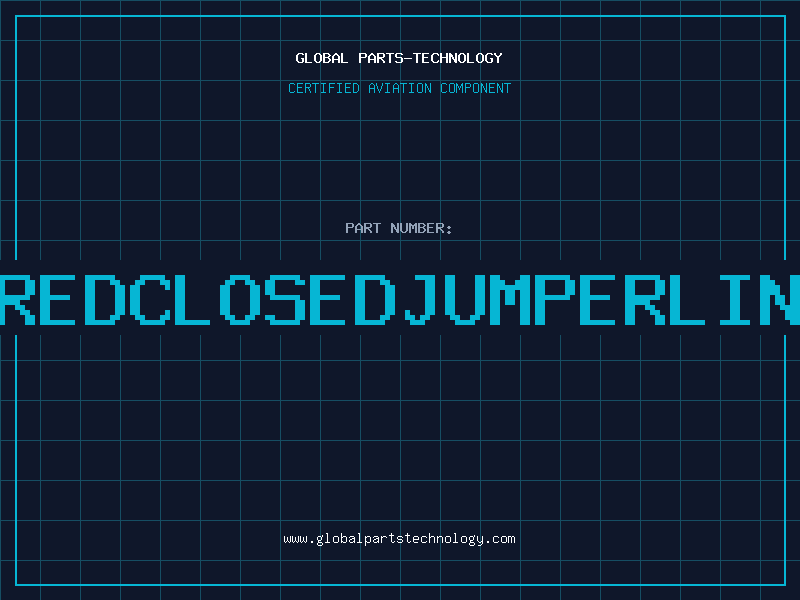Aviation Part RED25PREDCLOSEDJUMPERLINKCONNE