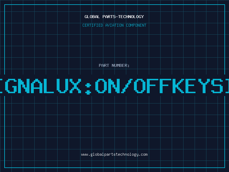 Aviation Part REDSIGNALUX:ON/OFFKEYSINGLE