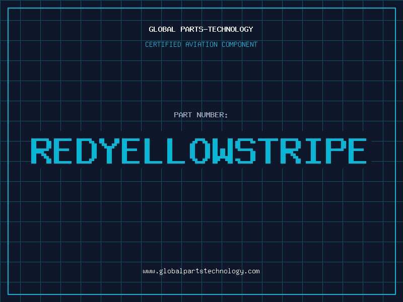 Aviation Part REDYELLOWSTRIPE