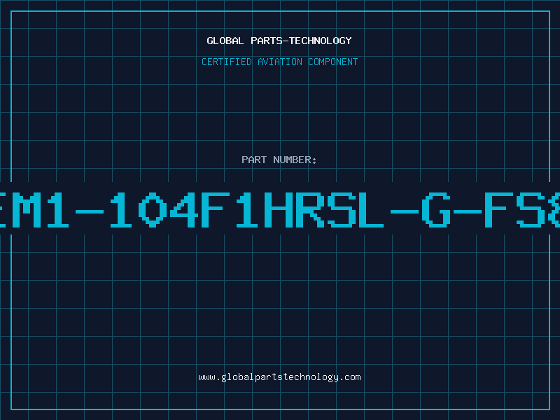 Aviation Part REM1-104F1HRSL-G-FS80