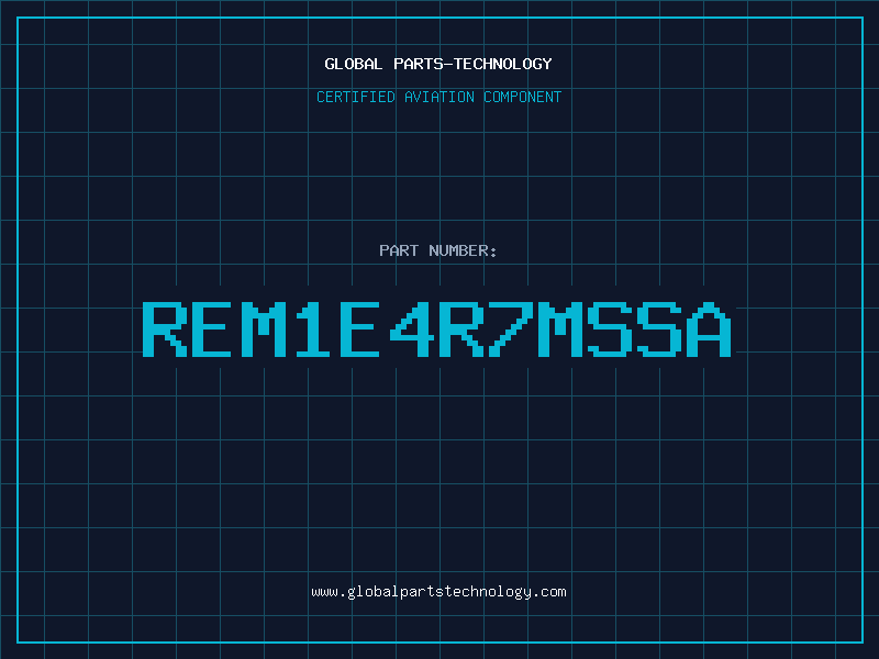 Aviation Part REM1E4R7MSSA