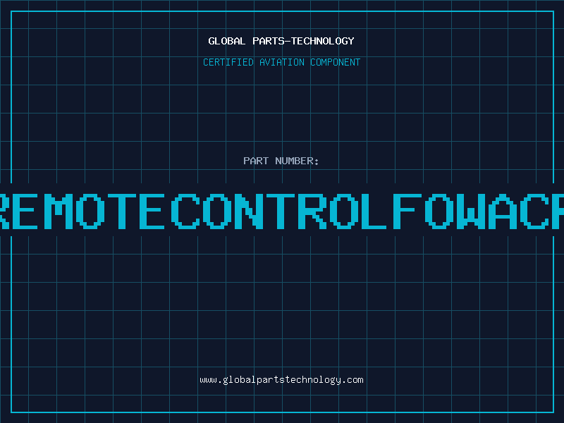 Aviation Part REMOTECONTROLFOWACR