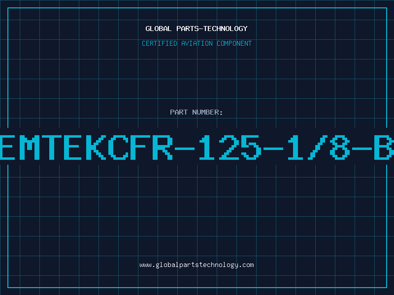 Aviation Part REMTEKCFR-125-1/8-BK