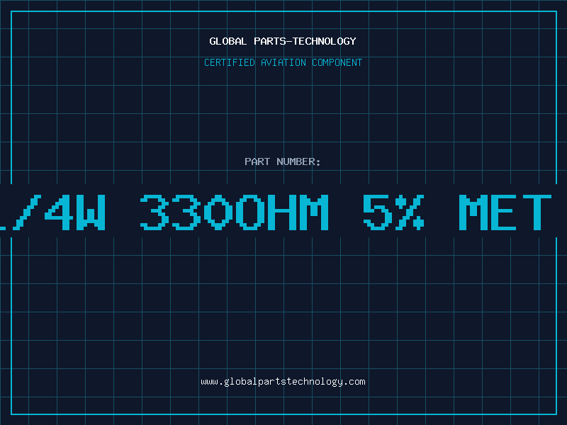 Aviation Part RES 1/4W 330OHM 5% MET FILM