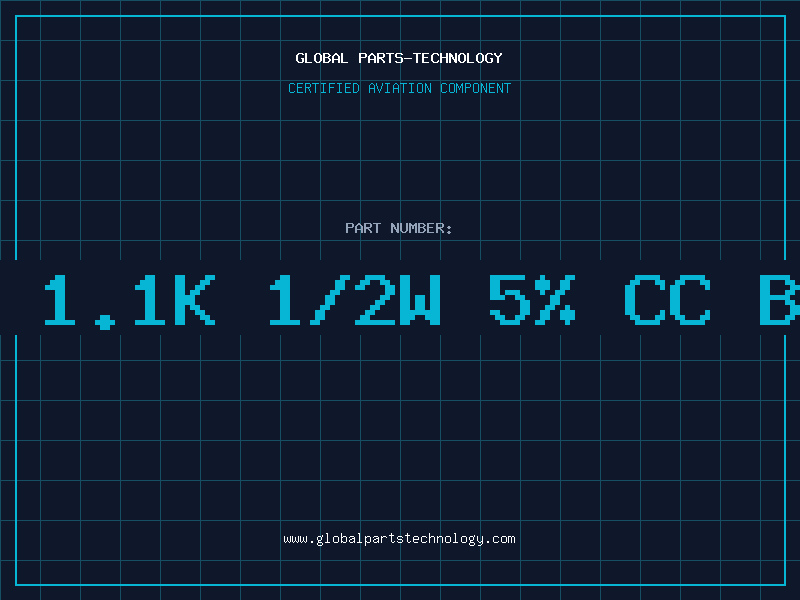 Aviation Part RES 1.1K 1/2W 5% CC BULK